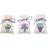 Vervaco Vervaco sachet bags counted cross stitch kit 3.25"x4.75"-provence 14 count 3/p