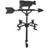 WV-275-SB 200 Series Black Cow Weathervane 32 In