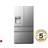 Hisense RF728N4SASE Fridge Freezer Silver, Stainless Steel