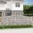 vidaXL Buede gabionkurve 5 stk. galvaniseret jern