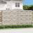 vidaXL Arched Gabion Baskets 4 pcs 400x50x220/240 cm