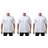 Pro Club Men's Heavyweight Short Sleeve Crew Neck T-shirt 3-pack - White