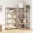 vidaXL silver, 90 cm/ 2 2/3/4/5x 4-Layer Shelving System