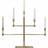 Star Trading Vide Brass Adventslysestage 50cm