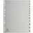 Exacompta PP Printed Indices 0.1mm Polypropylene 12 Divider Parts 1-12 Grey