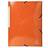Exacompta Iderama Elasticated 3 Flap Folder Maxi Capacity 425gsm Pack of 25 Orange