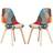 Tulip Patchwork Kitchen Chair 2pcs