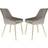 Home Garden Direct Hamilton Titanium Golden Plated Kitchen Chair 2pcs