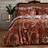Paoletti Botanist 200TC Duvet Cover White, Multicolour, Orange, Grey, Green, Red