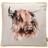 Widdop Meg Hawkins Highland Cow Square Complete Decoration Pillows Grey