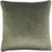 Paoletti Meridian Soft Velvet Piped Complete Decoration Pillows Black