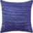 Homescapes Navy Crushed Cushion Cover Blue