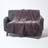 Homescapes Velvet Quilted Throw, 125 Blankets Grey, Orange, Red, Pink, Yellow, Blue, Green