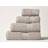 Homescapes Light Bath Towel Grey, White