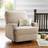Freemans Baby Relax Rylan Swivel Glider Recliner Chair Coil Seating