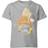 Disney Kid's Princess Filled Silhouette Belle T-shirt - Grey