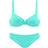 s.Oliver T-shirt Bra Bikini Set - Blue