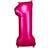 Amscan Folieballon Stor Nummer 1 Pink 38x86cm