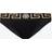 Versace Women's Greca Border Mid-Rise Bikini Bottoms - Black