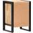 vidaXL Solid Mango Wood Cabinet Bedside Table