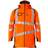 Mascot Accelerate Safe Parka Jacket - Hi-Vis Red/Dark Navy