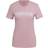 Adidas Women's Loungewear Essentials Slim Logo T-shirt - True Pink/White