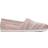 Toms Damen Alpargata Print Flacher Slipper, Pink Stripes