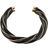 Aurelie Bidermann Diana Twisted Bangle Bracelet - Black/Gold