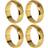 Himla Monaco Brass Servettring 4st
