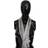 Ermanno Scervino Metallic Silk Neck Wrap Shawl Scarf - Silver