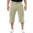 XRay Mens Belted Long Cargo Shorts - Stone