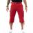 XRay Mens Belted Long Cargo Shorts - Jester Red