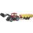 Bruder Case IH Optum 300CVX + Bale Transport Trailer 03198