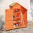 vidaXL Tool Shed Brown Solid Wood Pine (Building Area )