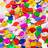 Globos Ballonfigur Konfetti Multifarvet