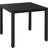 vidaXL 5 Piece Garden Black Patio Dining Set, 1 Table incl. 4 Chairs