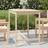 vidaXL Havebord 121x82,5x110 massivt fyrretræ