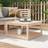 vidaXL Havebord 82,5x82,5x45 massivt
