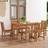 vidaXL 7 Garden Patio Dining Set, 1 Table incl. 6 Chairs