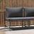 vidaXL Midtermodul havesofa hynder Modulsofa