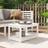 vidaXL Havebord 82,5x50,5x45 massivt