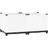 vidaXL white, 80 Raised Bed Garden Planter Flower Box