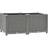 vidaXL Raised Bed 80x40x38 cm Polypropylene Grey