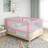 vidaXL Sängskena barn rosa 160x25 tyg