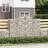 vidaXL Arched Gabion Baskets 200 x 50 x 140 cm Set of 13