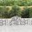vidaXL buede gabionkurve 3 stk. 200x30x60/80 galvaniseret jern