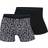 Claudio Cotton Trunks 2-pack - Grey/Black