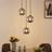 Lindby Jurian 3 Bronze Smoke Pendant Lamp
