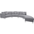 Beliani Light Modern Sofa