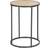 AC Nordic Black Metal Round Side with Oak Top Small Table
